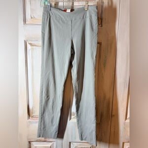 Woman's Krazy Larry Stretchy Gray Pants